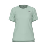 New Balance – Sport Essentials WT41222-COJ – Camiseta verde de manga corta de secado rápido - Mujer