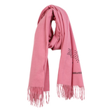 Zadig&Voltaire - X60503_47Z – Bufanda estampada con ilustración de estrellas (183 x 66 cm)