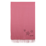 Zadig&Voltaire - X60503_47Z – Bufanda estampada con ilustración de estrellas (183 x 66 cm)