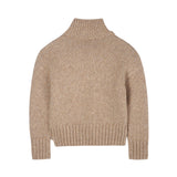 Zadig&Voltaire - X60514_D03 – Jersey de punto de cuello alto y aberturas laterales con lana - Niña