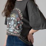 Zadig&Voltaire - X60528-09B – Camiseta de manga corta 100% algodón orgánico con estampado frontal - Niña