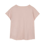 Zadig&Voltaire - X60529-92A – Camiseta tunecina de manga corta con estampado de pedrería - Niña