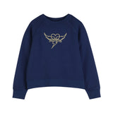 Zadig&Voltaire - X60537-83D – Sudadera con mangas raglán 100% algodón orgánico – Unisex niños