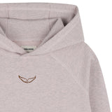 Zadig&Voltaire - X60544-92A – Sudadera con capucha de algodón teñido con mangas raglán - Niña