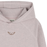 Zadig&Voltaire - X60544-92A – Sudadera con capucha de algodón teñido con mangas raglán - Niña