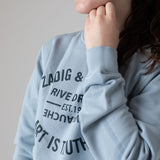 Zadig&Voltaire - X60600-78H – Sudadera de cuello redondo con logo estampado – Unisex niños