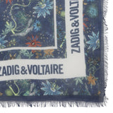 Zadig&Voltaire - X60608-84N – Fular de modal y viscosa con ilustración (90x90 cm)