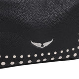 Zadig&Voltaire - X60616-09B – Bolso en símil de piel granulado con bandolera ajustable (11,5 x 18,5 cm.)