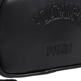 Zadig&Voltaire - X60625-09B – Bolso de mano negro con bandolera ajustable y cierre de cremallera (9 x 15 x 5 cm)