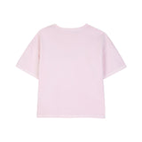 Zadig&Voltaire - X60791-44A - Camiseta rosa de manga corta 100% algodón - Niña