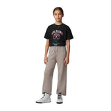Zadig&Voltaire - X60792-96 - Camiseta negra oversize de manga corta 100% algodón - Niña