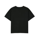 Zadig&Voltaire - X60792-96 - Camiseta negra oversize de manga corta 100% algodón - Niña