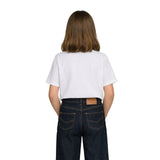 Zadig&Voltaire - X60794-10P - Camiseta blanca de manga corta 100% algodón con logo de strass - Niña