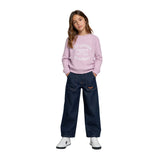 Zadig&Voltaire - X60798-44A - Sudadera rosa 100% algodón orgánico con estampado delantero - Niña