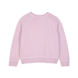 Zadig&Voltaire - X60798-44A - Sudadera rosa 100% algodón orgánico con estampado delantero - Niña