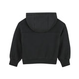 Zadig&Voltaire - X60801-96 - Sudadera negra 100% algodón con capucha y logotipo con pedrería - Niña