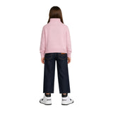 Zadig&Voltaire - X60807-F05 - Jersey rosa de lana con cuello alto - Niña