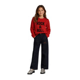Zadig&Voltaire - X60809-954 - Jersey rojo de lana con bordado delantero - Niña
