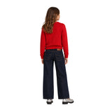 Zadig&Voltaire - X60809-954 - Jersey rojo de lana con bordado delantero - Niña