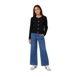 Zadig&Voltaire - X60813-09B - Cárdigan negro de punto - Niña