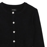 Zadig&Voltaire - X60813-09B - Cárdigan negro de punto - Niña