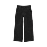 Zadig&Voltaire - X60859-09B - Pantalones negros anchos de pana 100% algodón - Niño