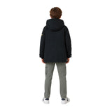 Zadig&Voltaire - X60862-96 - Parka negra encerada con capucha - Niño