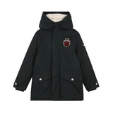 Zadig&Voltaire - X60862-96 - Parka negra encerada con capucha - Niño