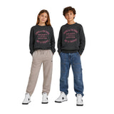 Zadig&Voltaire - X60867-96 - Sudadera gris oscuro 100% algodón - Unisex niños