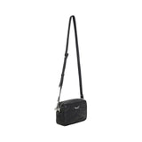 Zadig&Voltaire - X60882-09B - Bolso negro de mano con estampado de barniz de tigre (10x16x5,5 cm.)