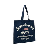 Superdry - Y9110442A-G1N – Bolso tote azul marino 100% algodón (43x52 cm.)
