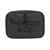 Superdry - Outdoor Y9810077A-02A - Bolsa de aseo negra con asa superior