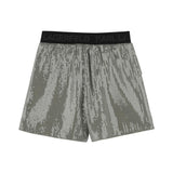 Karl Lagerfeld - Z30448_624 - Pantalones cortos con lentejuelas, cintura elástica y bolsillos - Niña