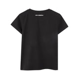 Karl Lagerfeld - Z30489_09B - Camiseta de manga corta de algodón orgánico - Niña