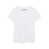 Karl Lagerfeld - Z30491_10P - Camiseta de manga corta de algodón orgánico - Niña
