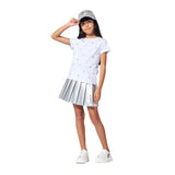 Karl Lagerfeld - Z30571_10P - Camiseta de manga corta de algodón orgánico - Niña