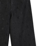 Karl - Z30595_Z16 – Pantalones vaqueros 1% elastano con strass y con cintura ajustable (hasta la talla 10) - Niña