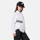 Karl - Z30595_Z16 – Pantalones vaqueros 1% elastano con strass y con cintura ajustable (hasta la talla 10) - Niña