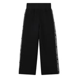 Karl - Z30597_09B – Pantalones deportivos de punto doble con cintura elástica y bolsillos - Niña