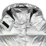 Karl - Z30602_16 – Anorak con cremallera con capucha con relleno de guata y forro de jacquard - Niña