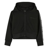 Karl - Z30609_09B – Sudadera de punto doble con capucha y bolsillos laterales - Niña