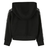 Karl - Z30609_09B – Sudadera de punto doble con capucha y bolsillos laterales - Niña