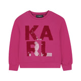 Karl - Z30613_469 – Sudadera con bordado de lentejuelas en la parte delantera - Niña