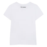 Karl - Z30941_195 – Camiseta de manga corta con ilustración delantera con pedrería - Niña