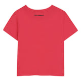 Karl - Z30942_98A – Camiseta de manga corta con ilustración con tinta de efecto metálico - Niña