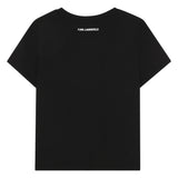 Karl - Z30944_09B – Camiseta de manga corta con ilustración con lentejuelas reversibles - Niña