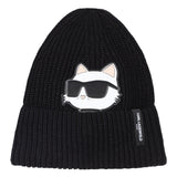 Karl - Z31010_09B – Conjunto de gorro y braga de tejido de hilo de aspecto metálico - Niña