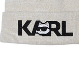 Karl - Z31013_576 – Conjunto de gorro y braga con insignia frontal de silicona y vuelta ancha - Niña