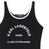 Karl Lagerfeld - Z31113-09B – Bañador negro con forro - Niña