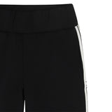 Karl Lagerfeld - Z31122-09B – Pantalones negros de punto doble con cintura elástica y bolsillos - Niña
